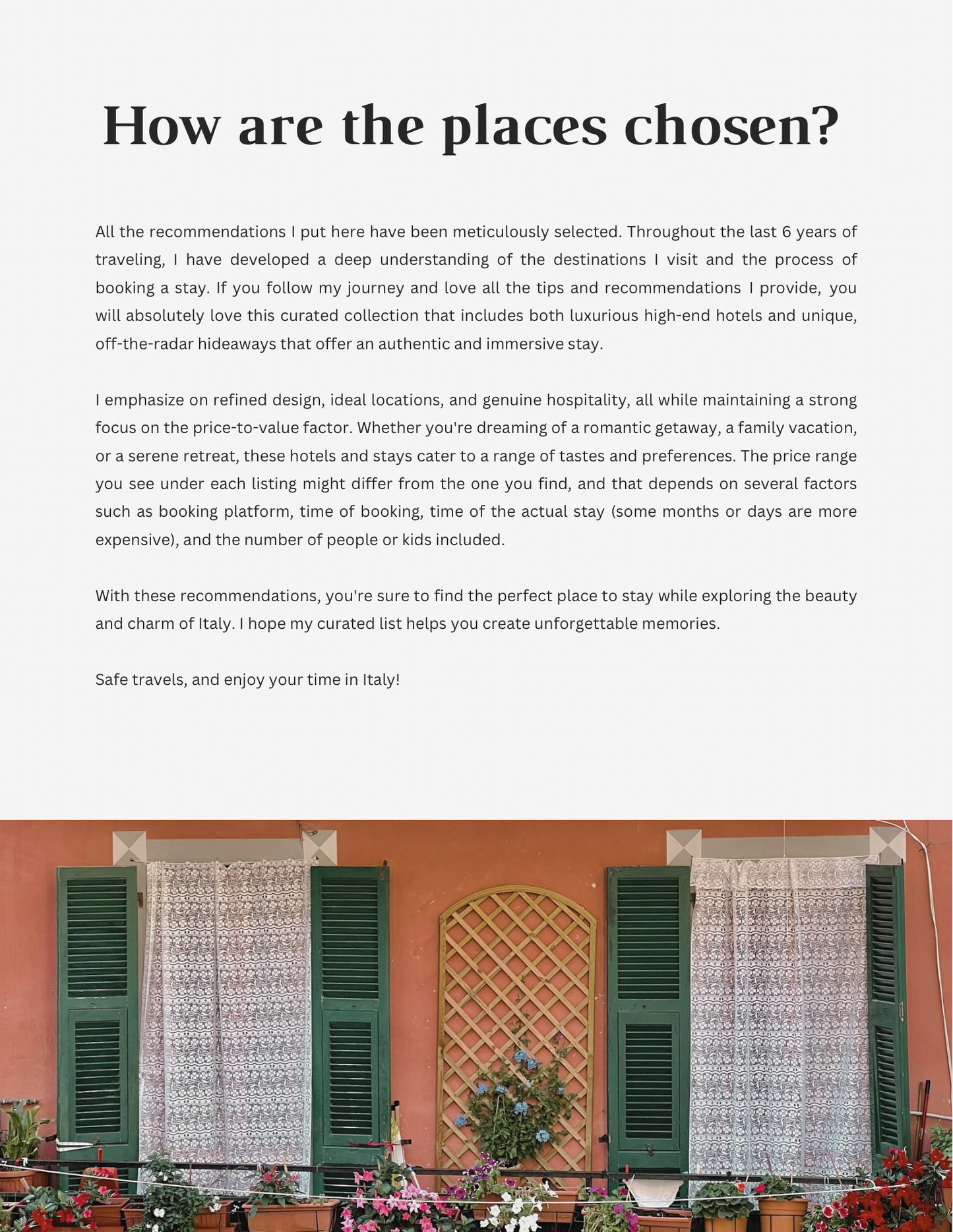 Italy Travel & Hotel Guide